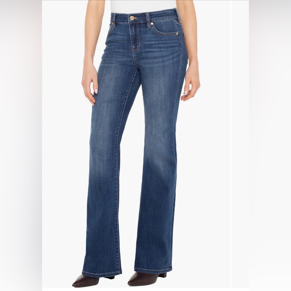 NEW Liverpool Los Angeles Hannah Flare Jeans Size 12